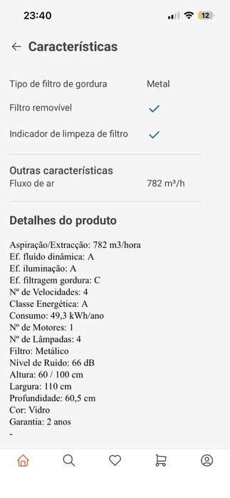 Exaustor de Ilha Teka DPL 1185