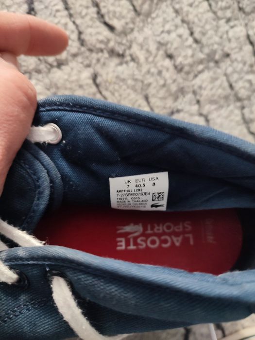 Lacoste trampki  rozm40.5