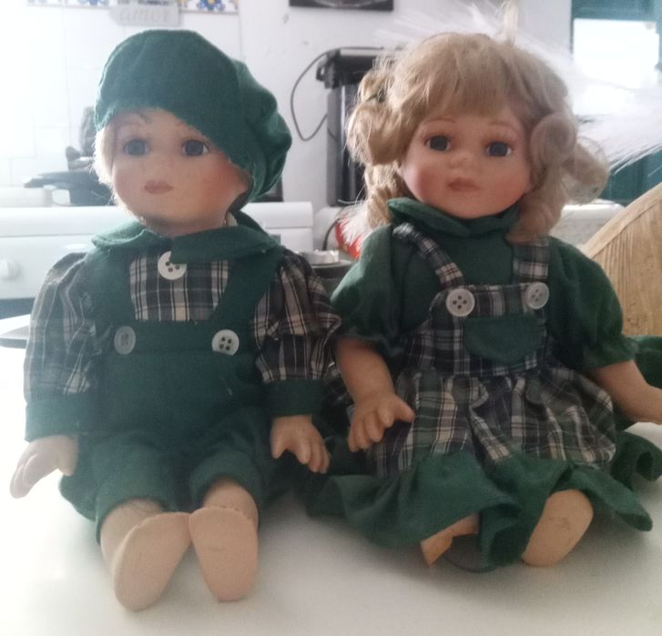 Conjunto de bonecos de Porcelana