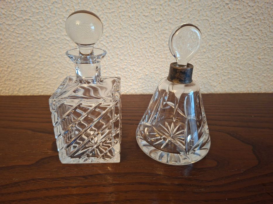 Frascos para perfume em cristal da Marinha Grande - Collectible perfume bottles