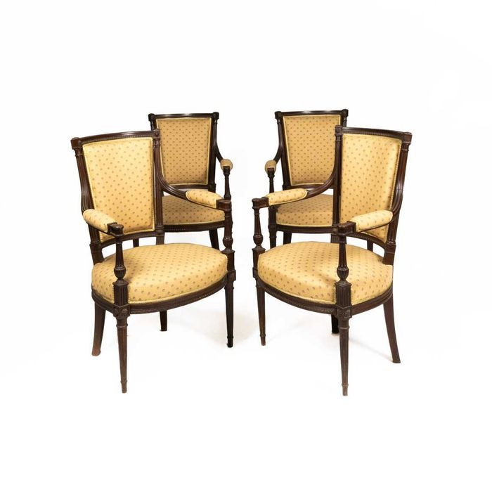 Conjunto cadeirões sofá canapé Luís XVI | século XIX