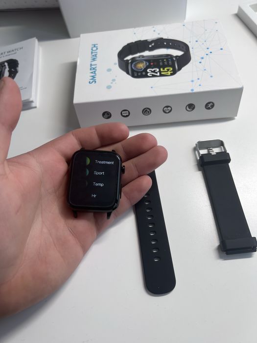 Smartwatch zegarek meski do mierzenia cukru glukozy laser, rozmowy HD!