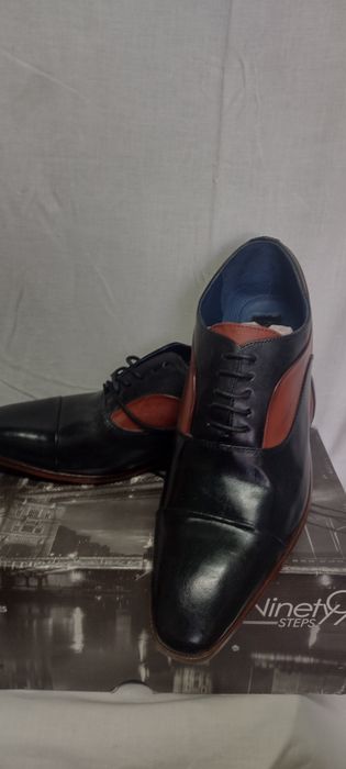 Buty męskie eleganckie, skóra -44