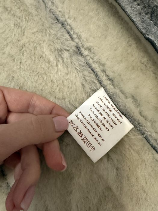 Натуральна дублянка жіноча, розмір М