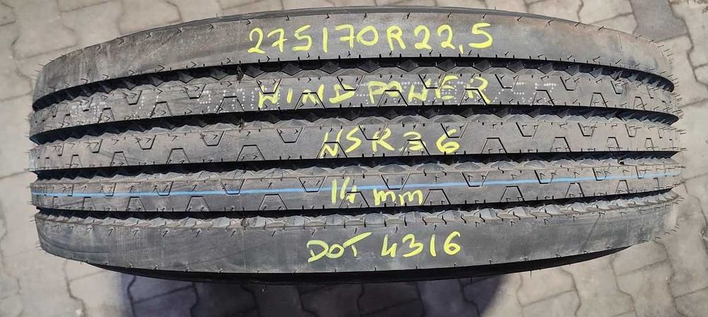Opona 275/70R22,5 WINDPOWER WSR36 14mm x1