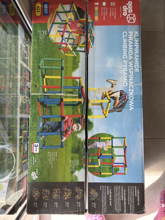 Quadro 2x zestaw konstrukcyjny ze zjeżdżalnią