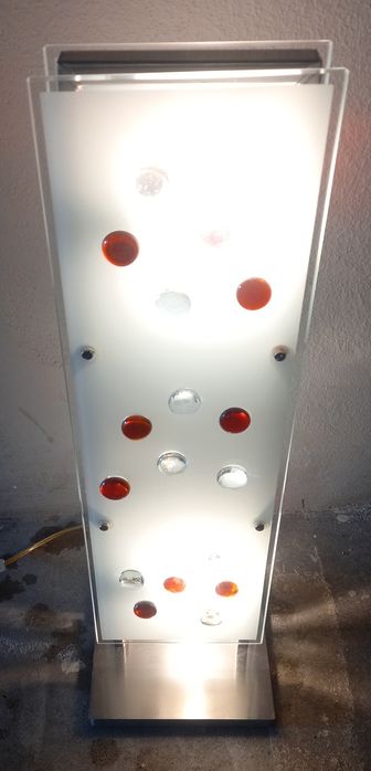 Candeeiro LED inox cabeceira