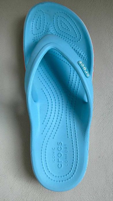 Крокси Crocs жіночі 39 розм. М7-W9, блакитні
