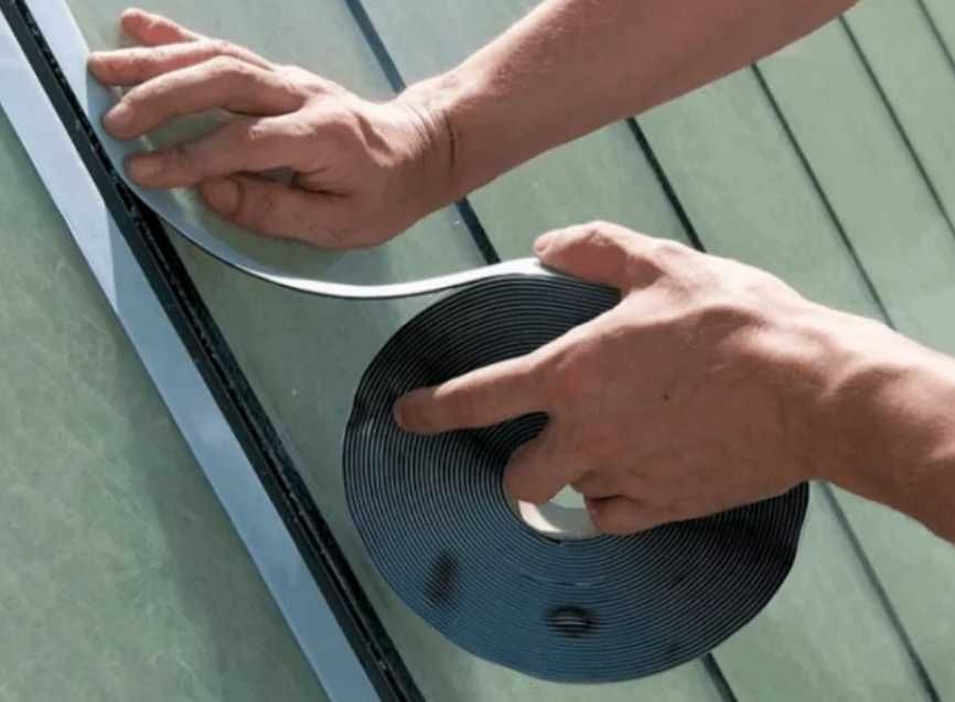 Бутилова стрічка К2  Лента Бутил-каучук скотч