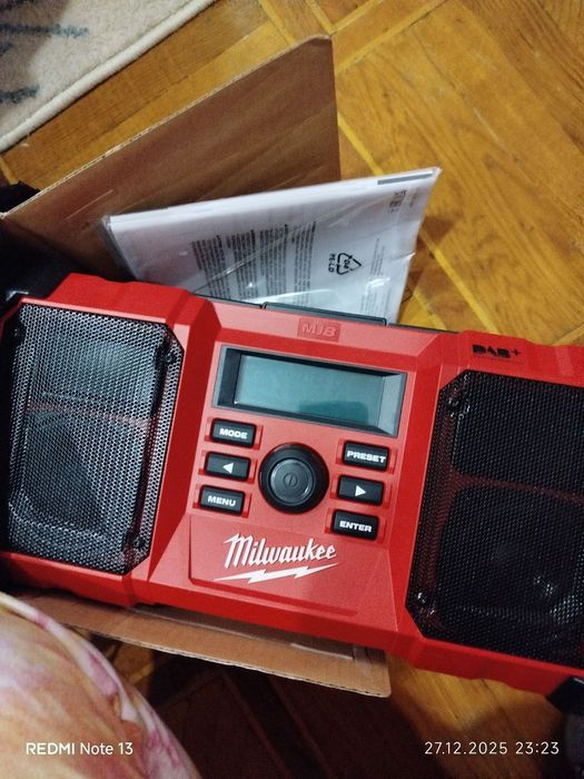 Продам,НОВИЙ Радіо DAB+Радіо DAB+ MILWAUKEE M18 JSR DAB+-0 4933451251