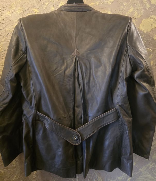 Elegancka niemiecka bawarska kurtka marynarka skórzana myśliwska M.