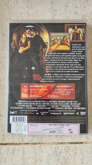 Dvs Spy kids o filme