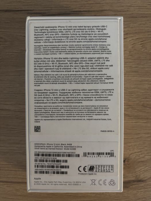 iPhone 12 mini czarny