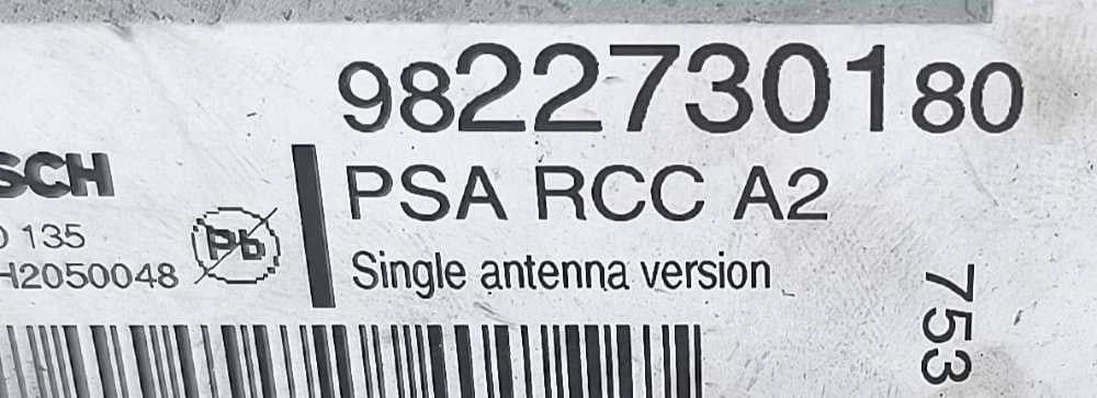 Rádio / Auto Rádio 9822730180 - CITROËN C3 III