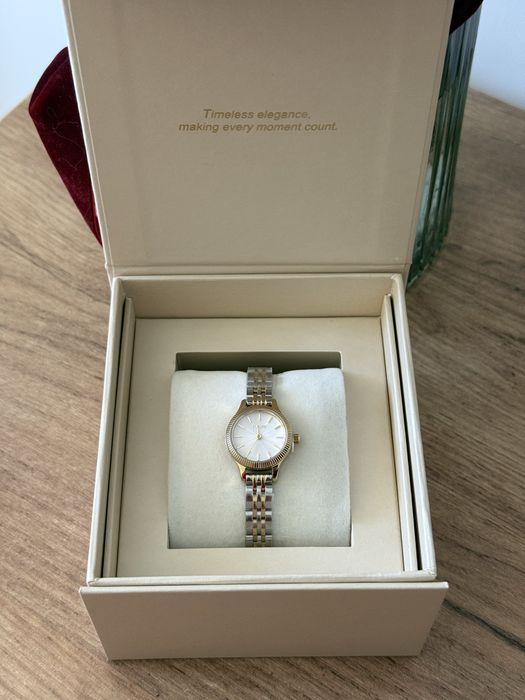 Годинник Burker SOPHIE Gold Silver + браслет в подарунок