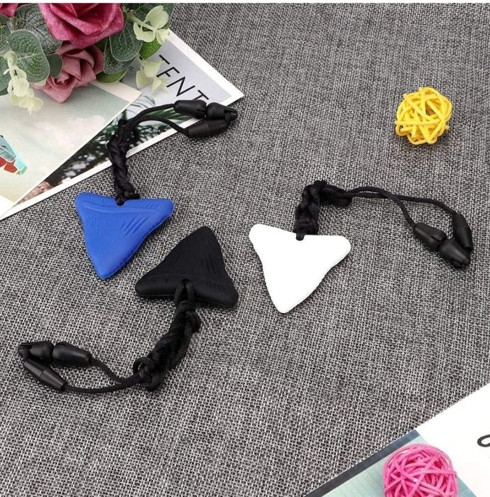 3 szt gryzak zawieszka sensoryczny na ząbkowanie Autyzm ADHD fidget