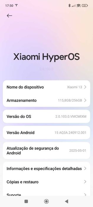 Xiaomi 13 256gb como novo