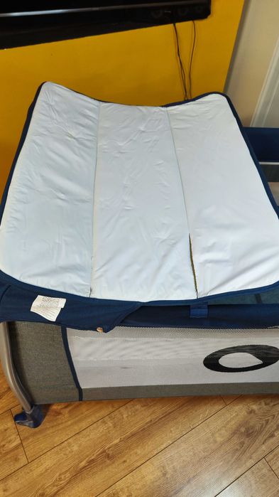 Lionelo Thomi Łóżeczko turystyczne Navy Blue