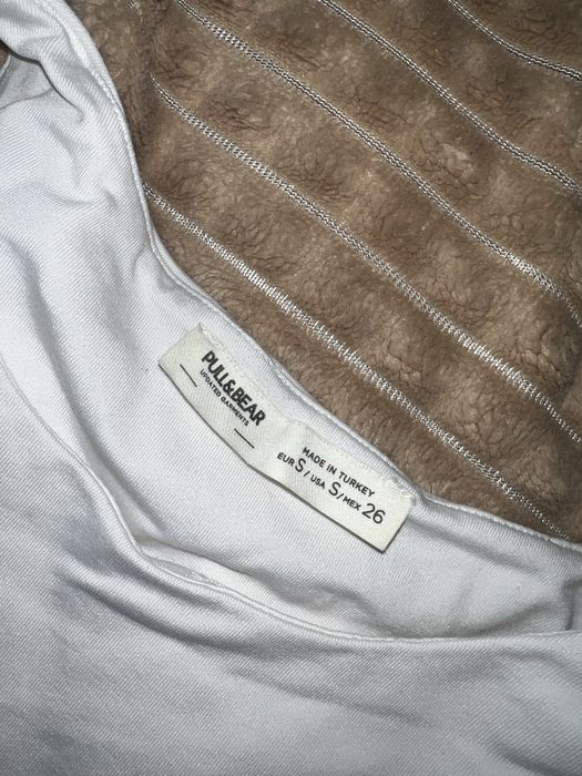 Біле боді pull&bear