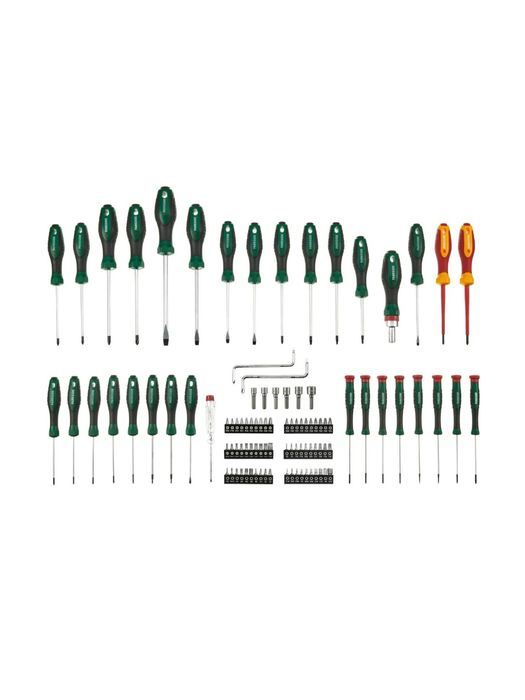 Conjunto 101 peças de chaves de fenda e bits parkside