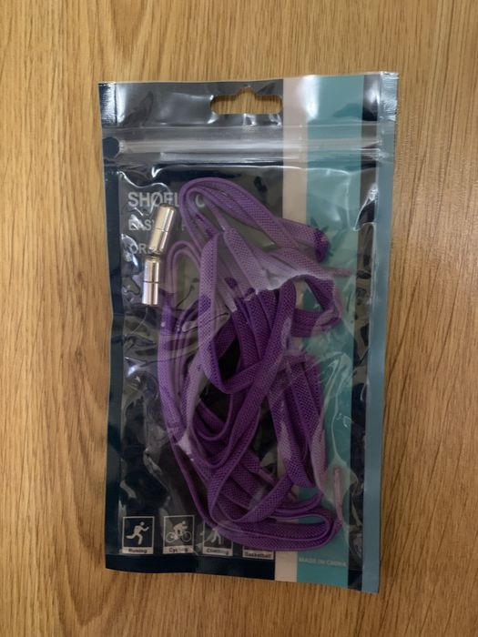 Шнурки фіолетові