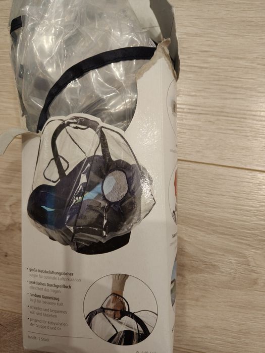 Folia przeciwdeszczowa fotelik łupina