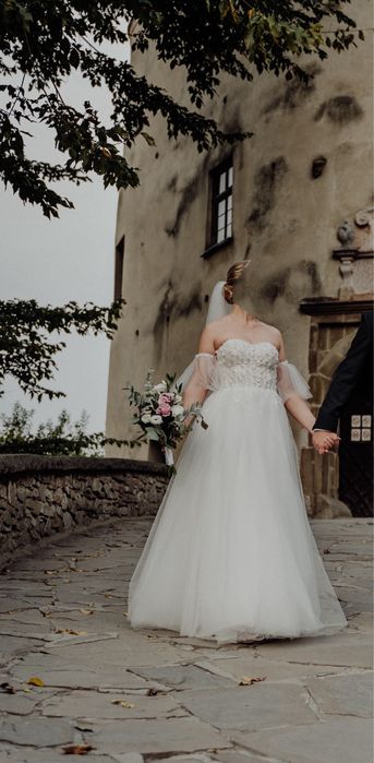 Suknia ślubna gorset