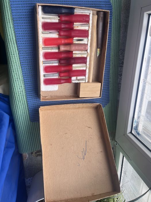 набор для резьбы по дереву ссср