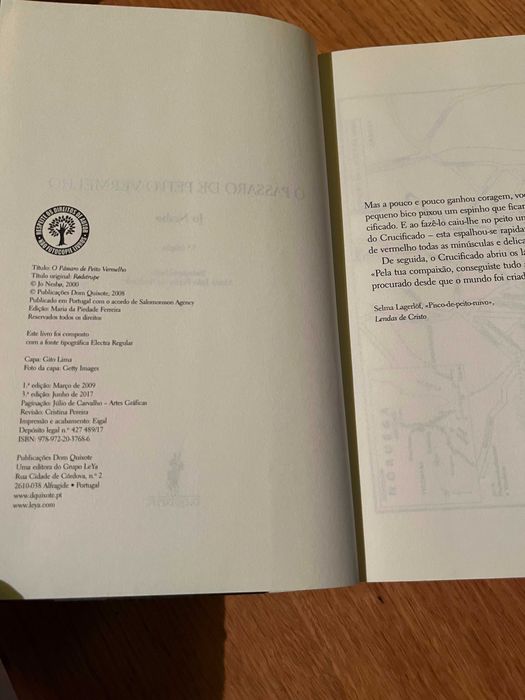 O Pássaro de Peito Vermelho     JO NESBO