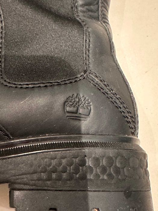 Botas de couro Timberland Originais cano alto mulher
