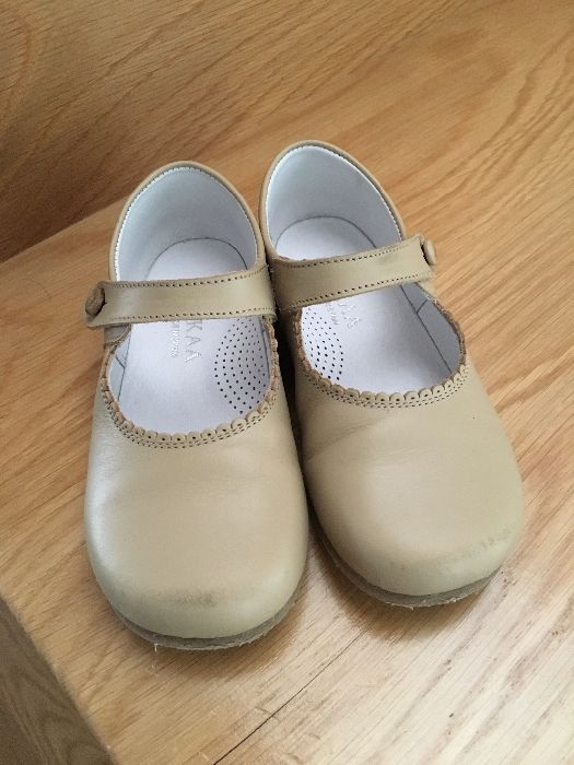 Sapatos menina pele