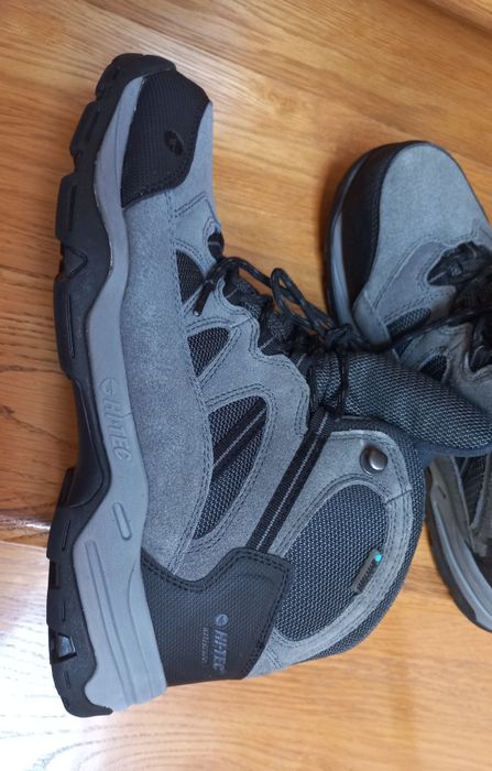 Buty szare trekkingowe skóra Hi-Tec Waterproof dri-tec Eu 42 uk 8