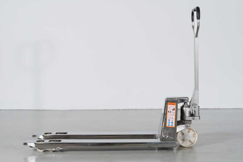 Porta-paletes manual de INOX - novo