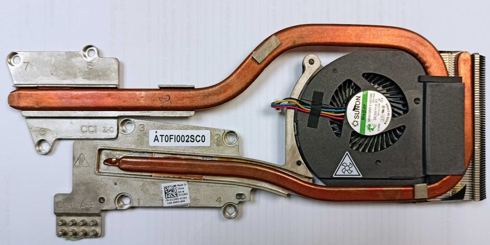 ** Chłodzenie Radiator Wentylator DELL Latitude E6520 E6420 **