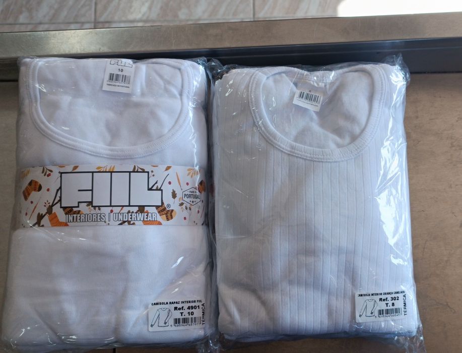 Camisolas interiores vários modelos