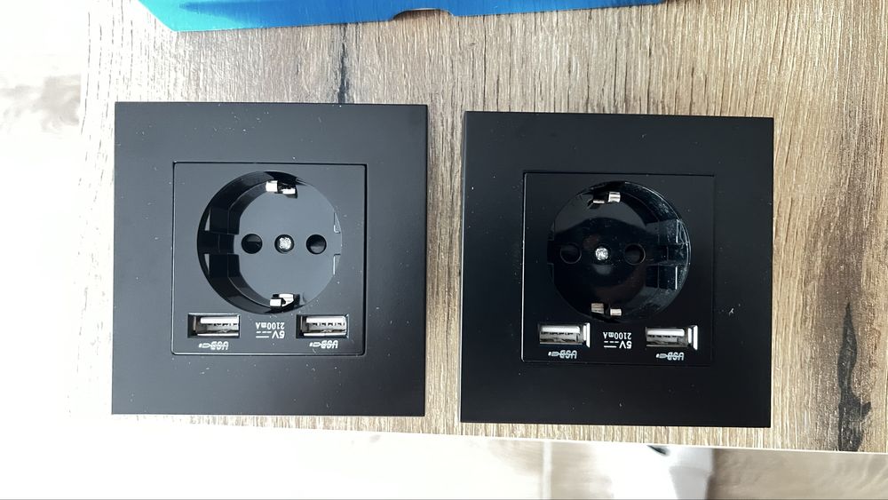 Gniazdo z usb 2szt