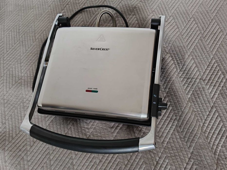 Duży XXL 2w1 Opiekacz do kanapek panini i grill kontaktowy 2000W (XXL)