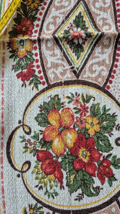Piękny obrus PRL