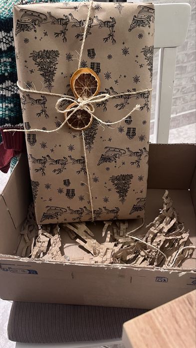 Prezent zapakowany ladnie