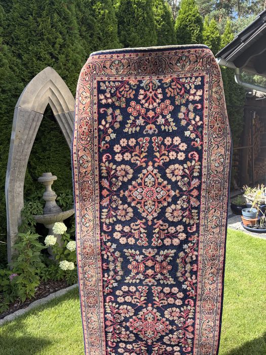 Dywan Perski Indo Bijar Ręcznie Tkany 100%wełna 265x70cm
