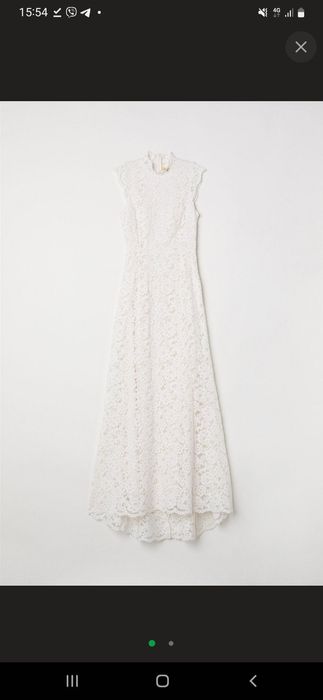 Весільна сукня H&M/ Молочна