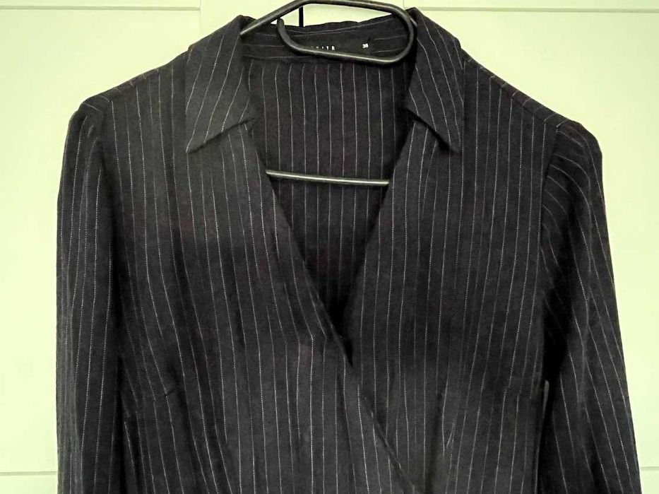 Sukienka midi w paski 36/S