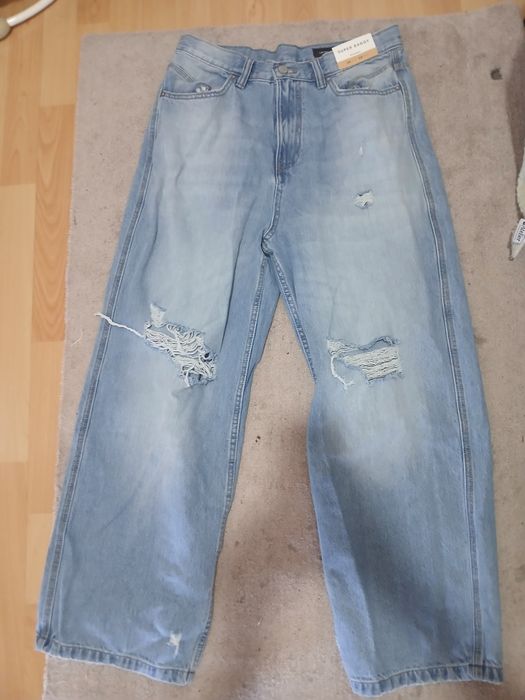 Calça de ganga super baggy
