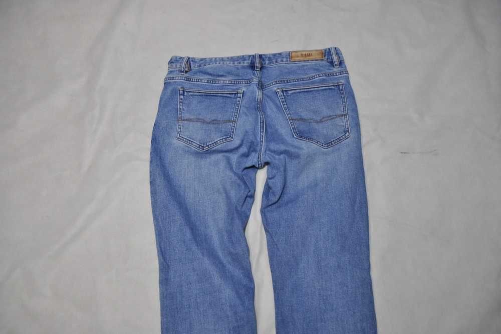 DIESEL STRAIGHT L 88cm 34/32 męskie spodnie jeansowe stretch s7v