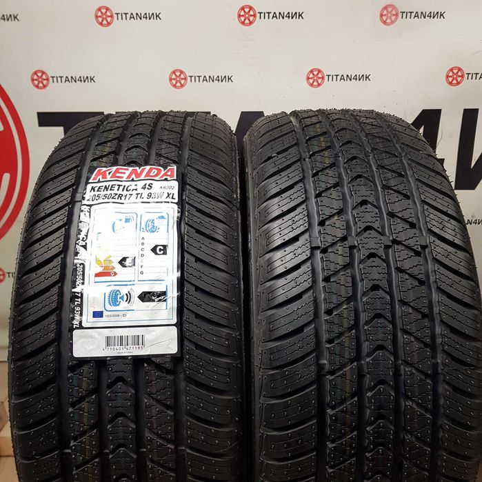 +2шт Нові Шини всесезонні 205/50/17 Kenda Kenetica 4S R17 колеса гума Р17