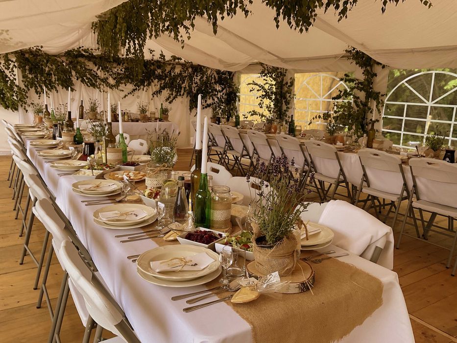 Wynajem Namiotów, podłoga drewniana - namioty na wesela, komunie