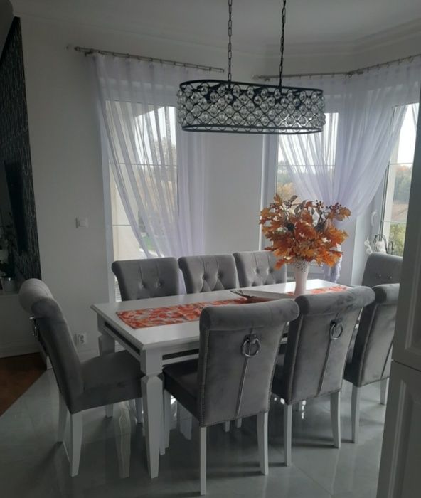 Krzesło glamour chesterfield do salonu jadalni Producent nowe
