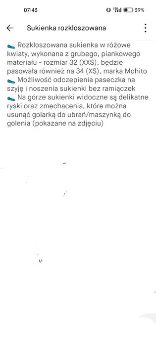 Sukienka damska rozkloszowana