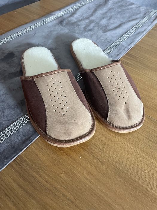 2 pary Pantofli ocieplanych