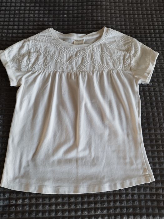 Zara bluzka galowa haftowana 140 elegancka